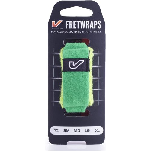 Gruv Gear FretWraps HD "Leaf" Guitar String Muters/Dampeners 1-Pack (Green, Medium)