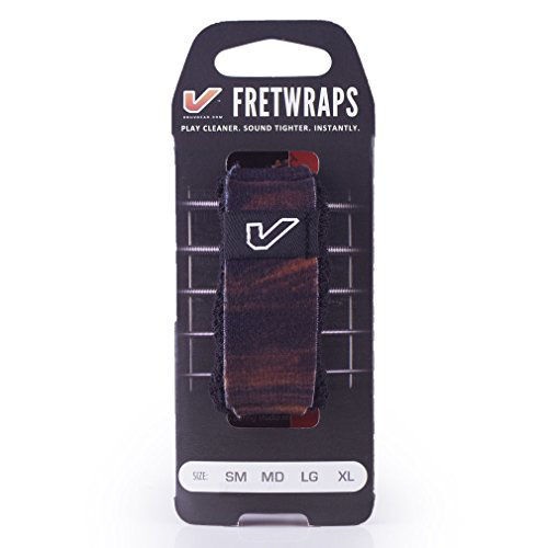 Gruv Gear FretWraps Wood "Walnut" Guitar String Muters/Dampeners 1-Pack (Large)