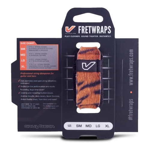 Gruv Gear FretWraps Wild "Tiger" Guitar String Muters/Dampeners 1-Pack (Medium)