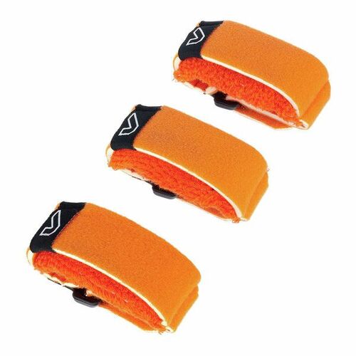 Gruv Gear FretWraps HD 'Flare' String Muters 3-Pack (Orange, Extra Large)