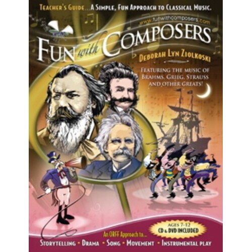 Fun With Composers Teachers Book/CD/DVD 7 - 12 Yrs Book