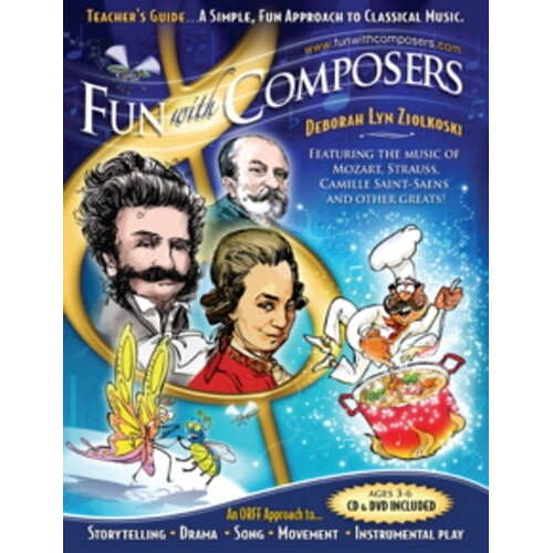 Fun With Composers Teachers Book/CD/DVD 3 - 6 Yrs Book
