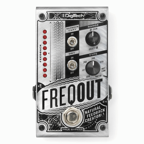 Digitech FreqOut Natural Feedback Pedal with 7 Harmonic Types and True Bypass