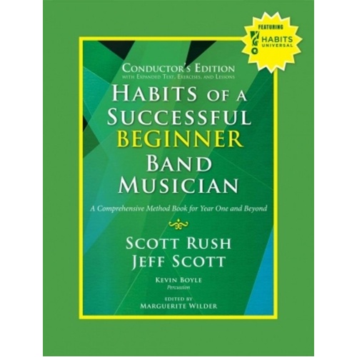 Habits of a Successful Beginner Band Musician by GIA Publications, 448 Pages, Includes Online Component and Teacher Tips