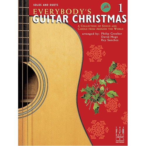 Everybody's Guitar Christmas Book 1 for Guitar Beginners and Intermediates