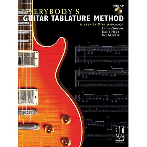 Everybodys Guitar TABlature Method Book/CD (Softcover Book)