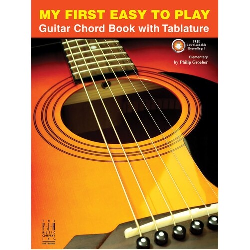 My First Easy To Play Guitar Chord Book TAB Book/Online Audio (Softcover Book/Online Audio) Book