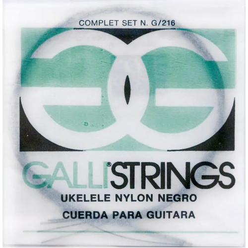Galli G216 Ukulele String Set - Black Nylon