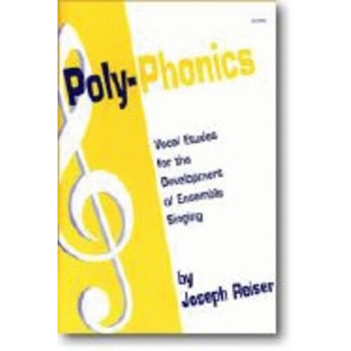Poly-Phonics Vocal Etudes (Softcover Book)