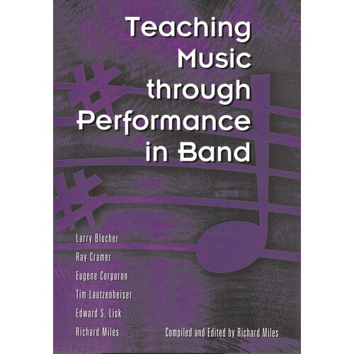 Teaching Music Through Perf Band Book V1 (Hardcover Book) Book