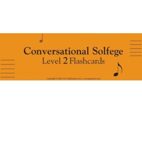 Conversational Solfege Level 2 Flashcards by GIA Publications - Classroom Resource