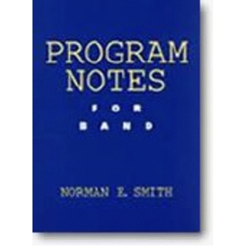 Program Notes for Band by GIA Publications