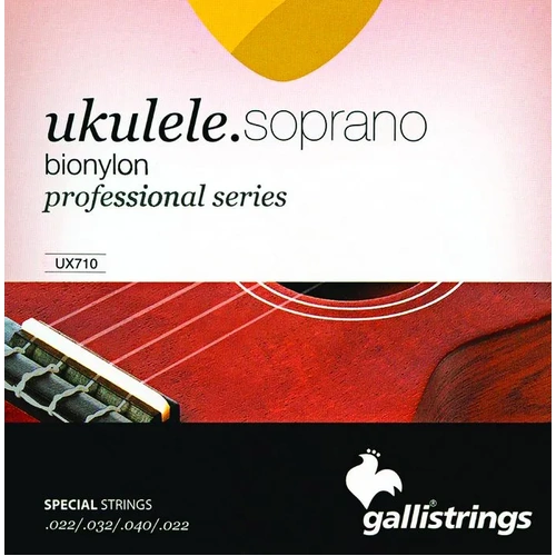 Galli Bionylon Pro Soprano Ukulele String Set