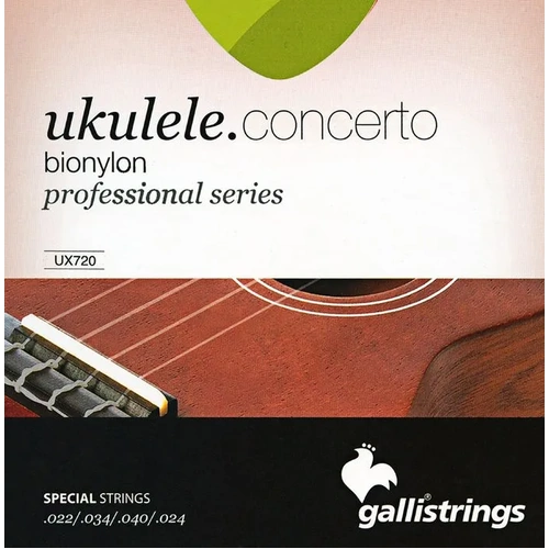Galli Bionylon Pro Concert Ukulele String Set