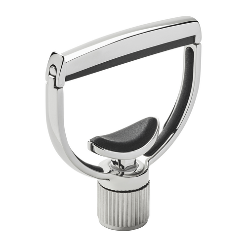 G7th Heritage Banjo Wide Silver Capo with Adaptive Radius Technology