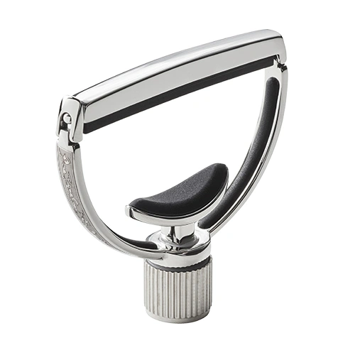 G7th Heritage Wide Silver Capo with Adaptive Radius Technology for Guitar and Banjo