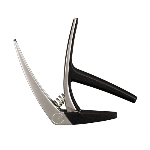 G7 Nashville 6 String Silver Capo - Lightweight Spring Capo for Steel String Guitars