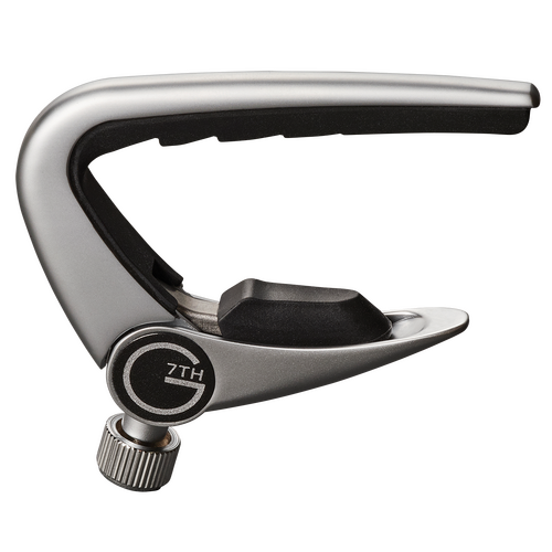 G7 Newport 12 String Capo with Compensated String Pad - Silver