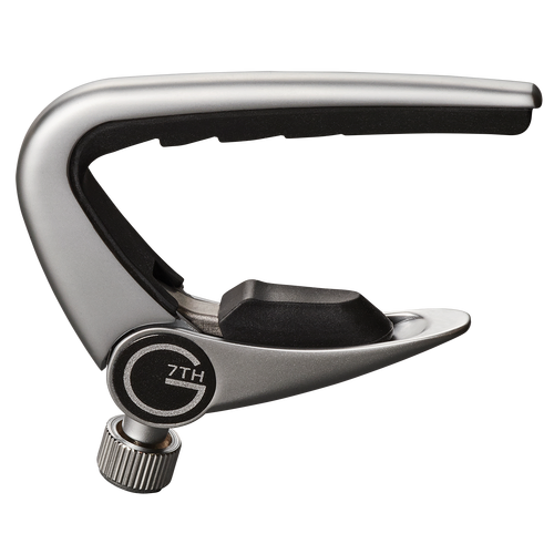 G7 Newport 12 String Capo with Compensated String Pad - Silver