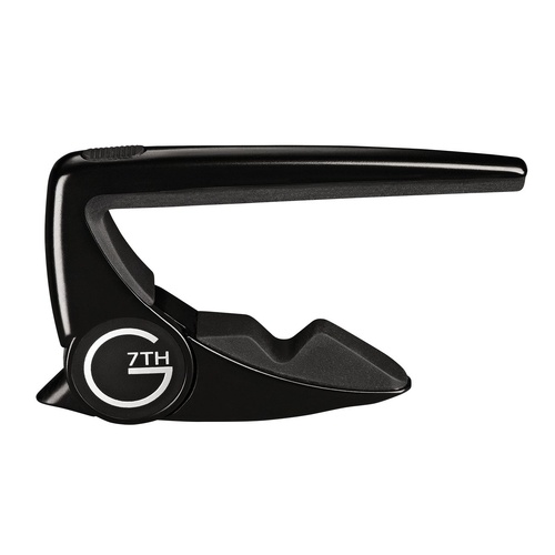 G7 Performance 2 Classic Capo - Black for Classical Guitars, One-Handed Use