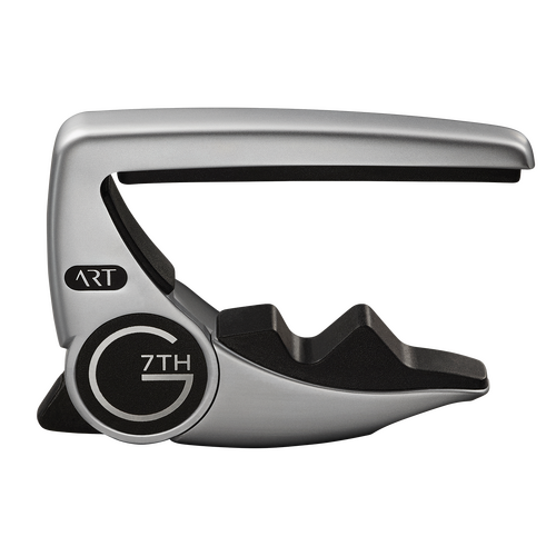 G7 Performance 3 Silver Guitar Capo with Adaptive Radius Technology and Unique Tension Control