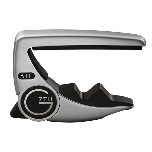 G7th Performance 3 Silver Guitar Capo with Adaptive Radius Technology and Unique Tension Control