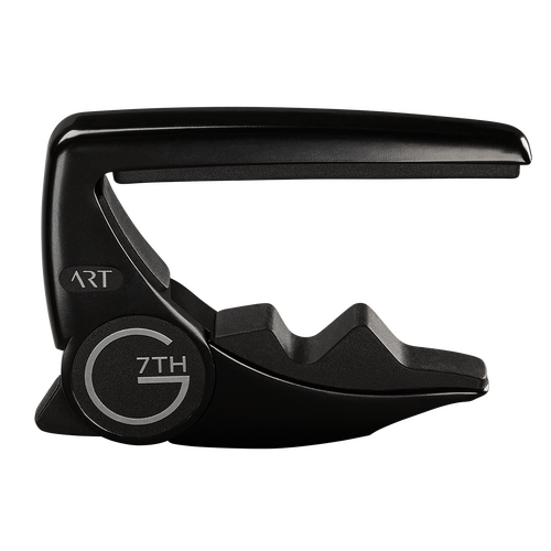 G7th Performance 3 Black Guitar Capo with Adaptive Radius Technology and Unique Tension Control