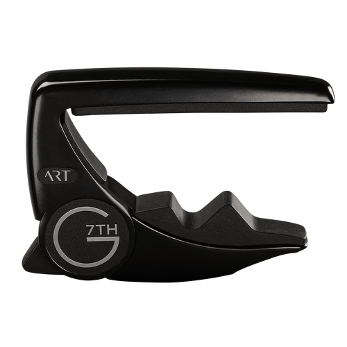 G7 Performance 3 Black Guitar Capo with Adaptive Radius Technology and Unique Tension Control