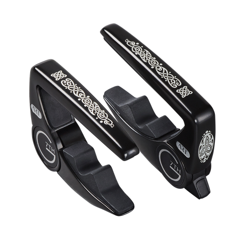 G7 Performance 3 Celtic Black Capo for Steel String Guitars