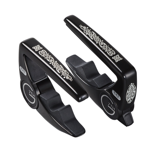 G7 Performance 3 Celtic Black Steel String Guitar Capo
