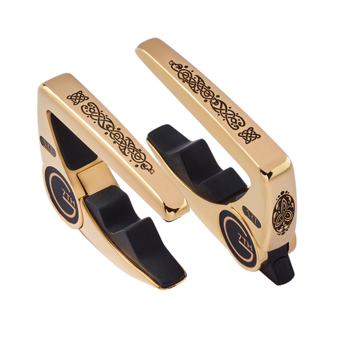 G7 Performance 3 Celtic Gold Guitar Capo with Adaptive Radius Technology and Unique Tension Control