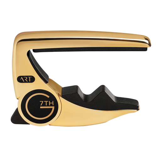 G7 Performance 3 18kt Gold-Plated Guitar Capo with Adaptive Radius Technology and Unique Tension Control