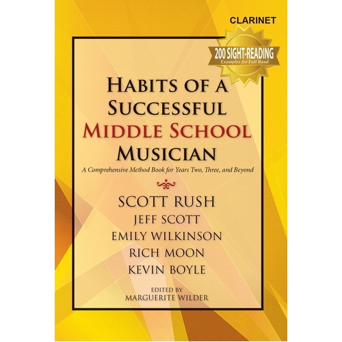 Habits Successful Middle School Clarinet (Softcover Book)