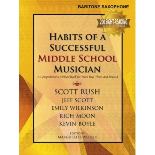 Habits Successful Middle School Bari Sax (Softcover Book)