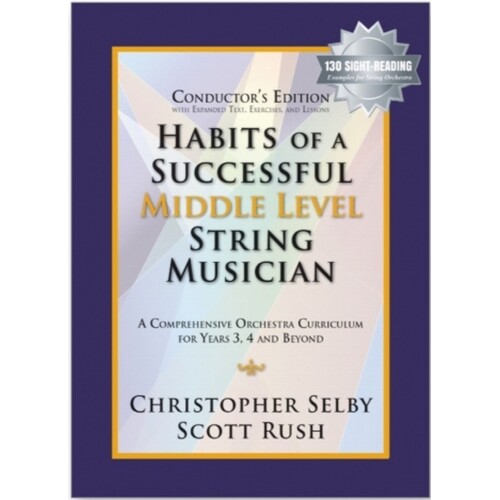 Habits Of Successful Middle String Musician Conductor (Music Score) Book