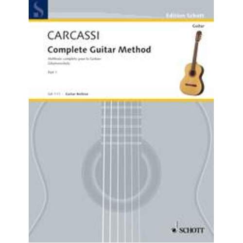 Carcassi Complete Guitar Method Book 1 English Edition (Softcover Book)
