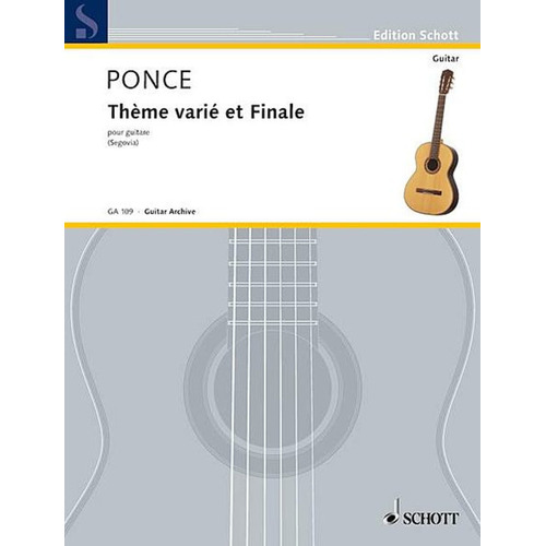 Variations And Finale Theme Guitar Book
