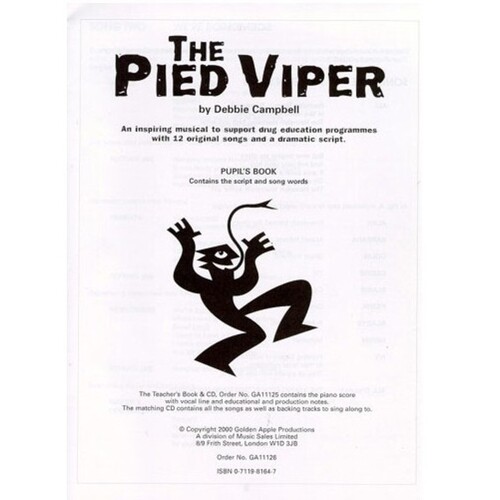 Pied Viper Musical Pupils Book Campbell