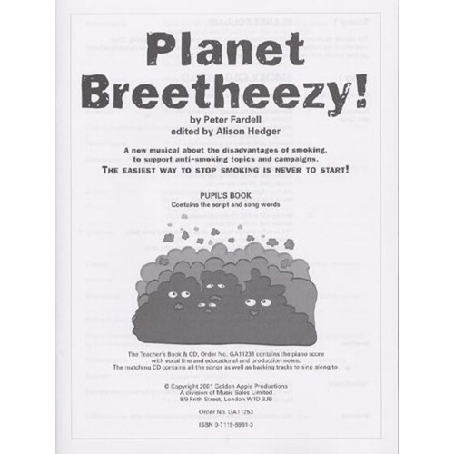 Planet Breetheezy! Musical Pupil Book Fard