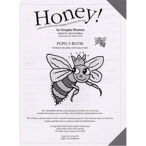 Honey! Musical Pupil Book/CD Wootton
