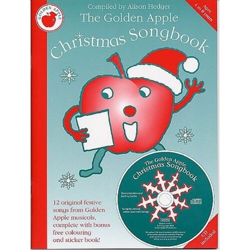 Christmas Songbook 12 Songs Book/CD Golden Book
