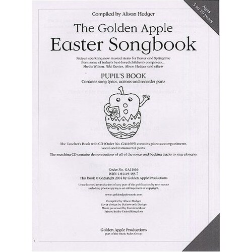 Easter Songbook Pupils Book(Primary School