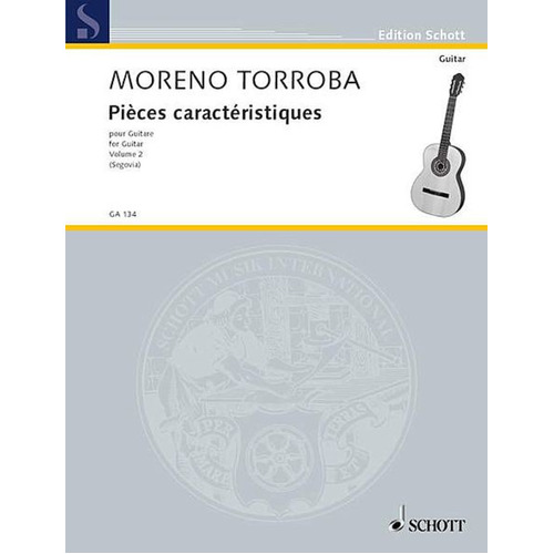 Characteristic Pieces Book 2 Guitar Book
