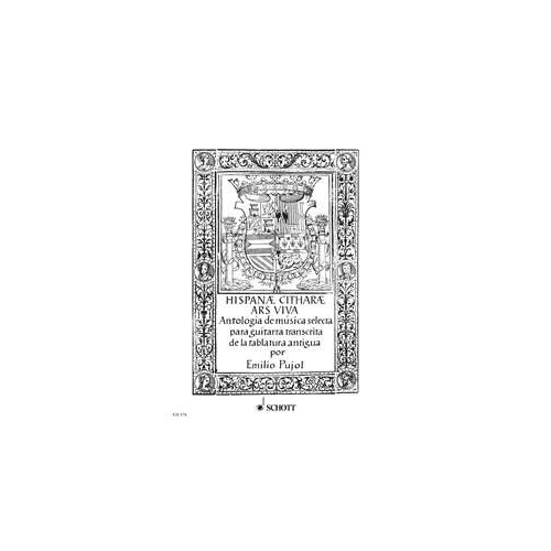 Anthology of Guitar Music from Old Tabulatura by Emilio Pujol, Schott Music, 16 Pages, ABRSM Syllabus Grade 7