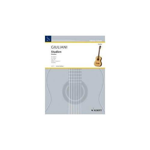 Giuliani Studies Vol 2 Op 1B for Guitar - 32 Pages by Schott Music