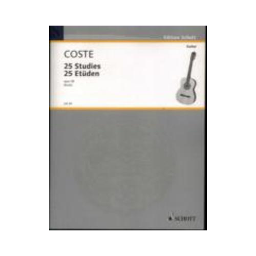 Studies 25 Op 38 for Guitar