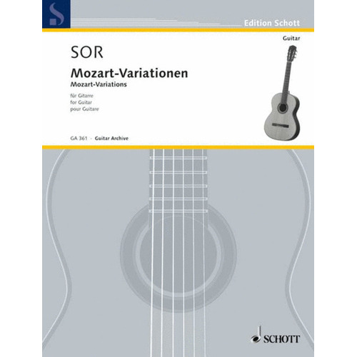 Variations On A Theme Of Mozart Op 9 Book