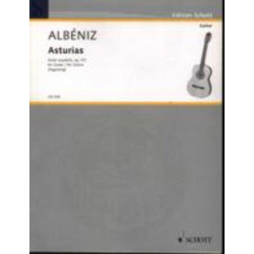 Albeniz - Asturias From Suite Espanonline Audio Op 47/5 Guitar (Softcover Book)