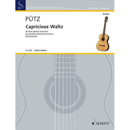 Capricious Waltz Flute Guitar Book
