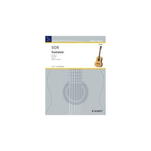 Fantaisie Op. 12 for Guitar by Fernando Sor - Schott Music - 20 Pages
